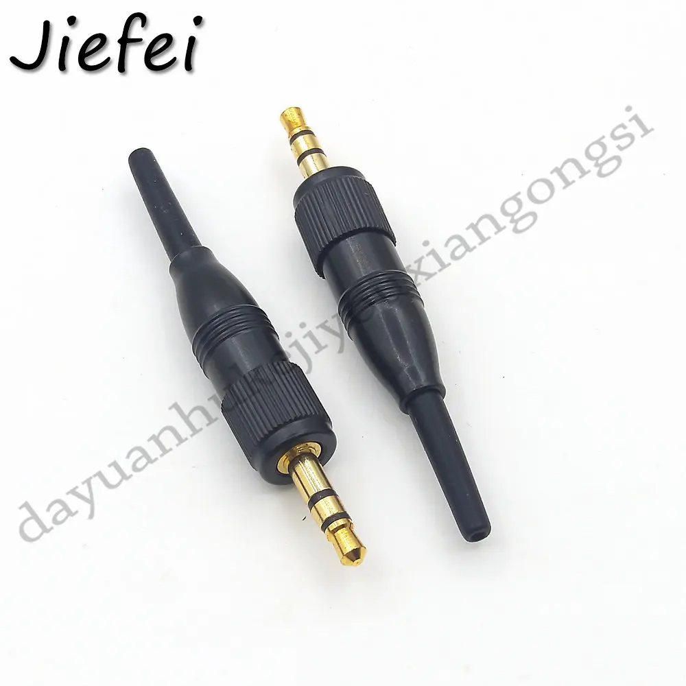 Imagem -06 - Pulinha Preta com Parafuso Estéreo de 3.5 mm Conector de Bloqueio de Áudio para Sennheiser Sonyd11 v1 P03 Adaptador de Tomada Sobressalente para Microfone