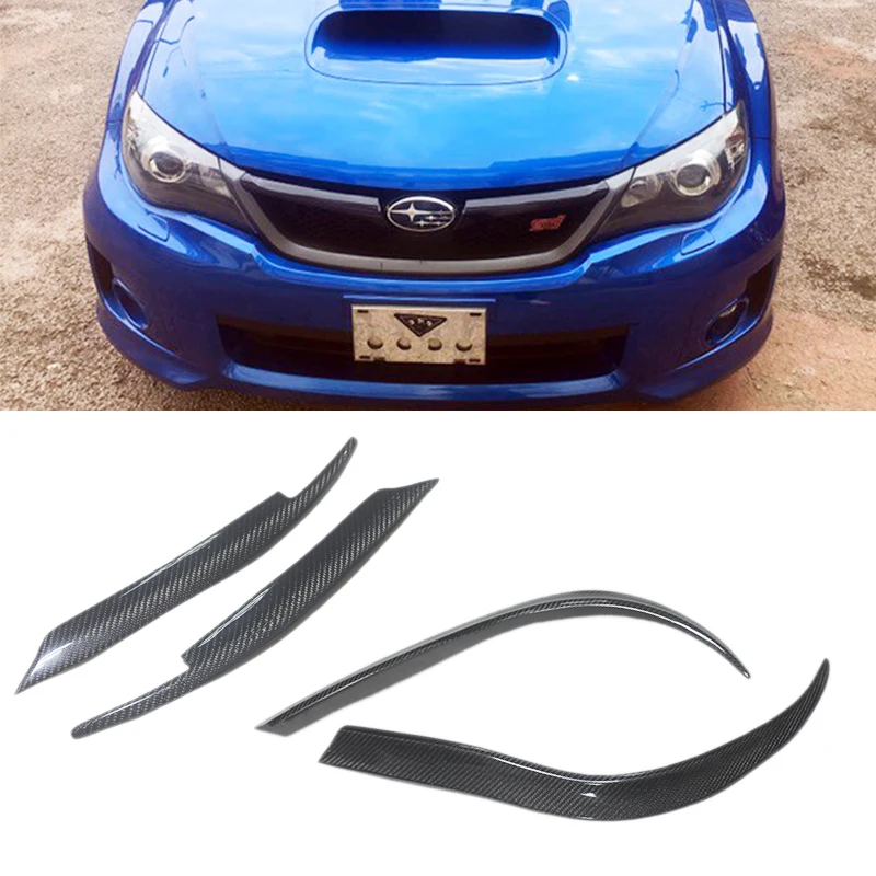 

For Subaru impreza generation carbon fiber upper lamp eyebrow WRX10 STI generations lower lamp eyebrow headlamp eyebrow