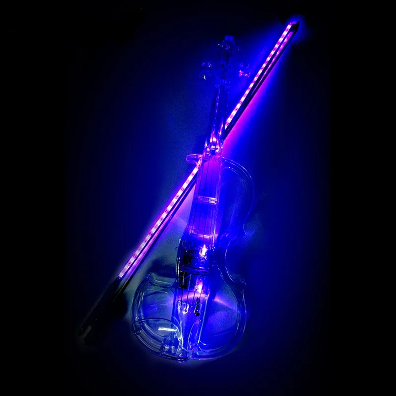 

Модернизированный Прозрачный Футляр для электрической скрипки Пластиковые Музыкальные инструменты Классические Струнные инструменты высокого качества