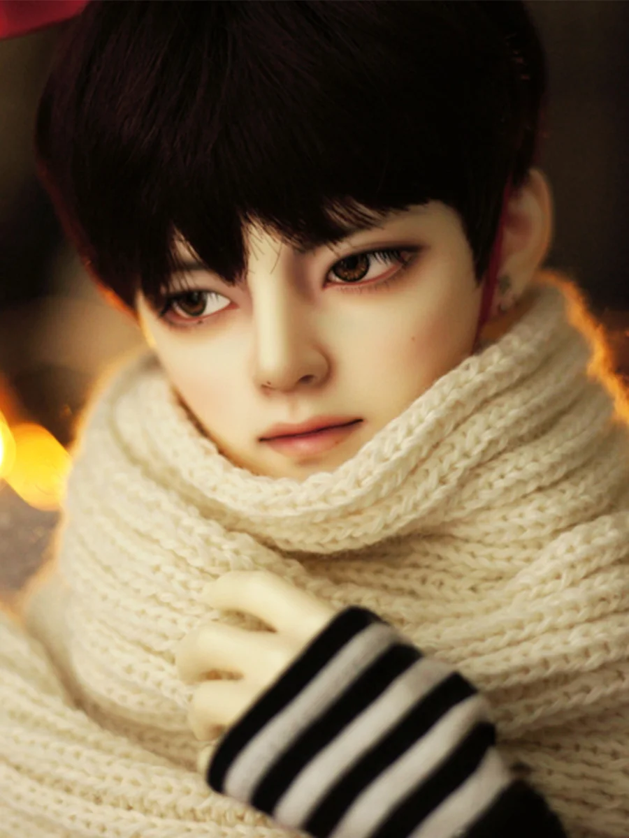 Hwayoung BJD Ball Jointed Doll 1/3 Handsome Free Eyes Resin Figures Gift Toys Optional full set