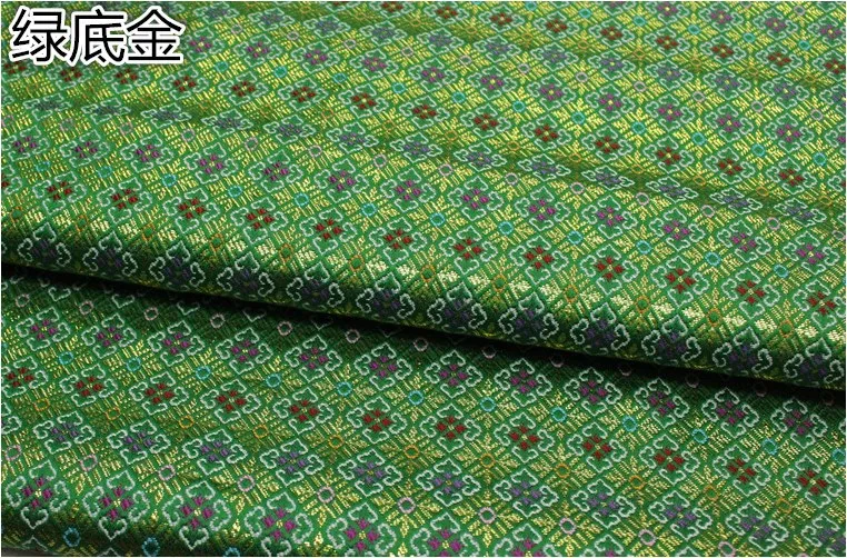 High quality jacquard brocade damask silk satin fabric costume upholstery furniture curtain clothing material