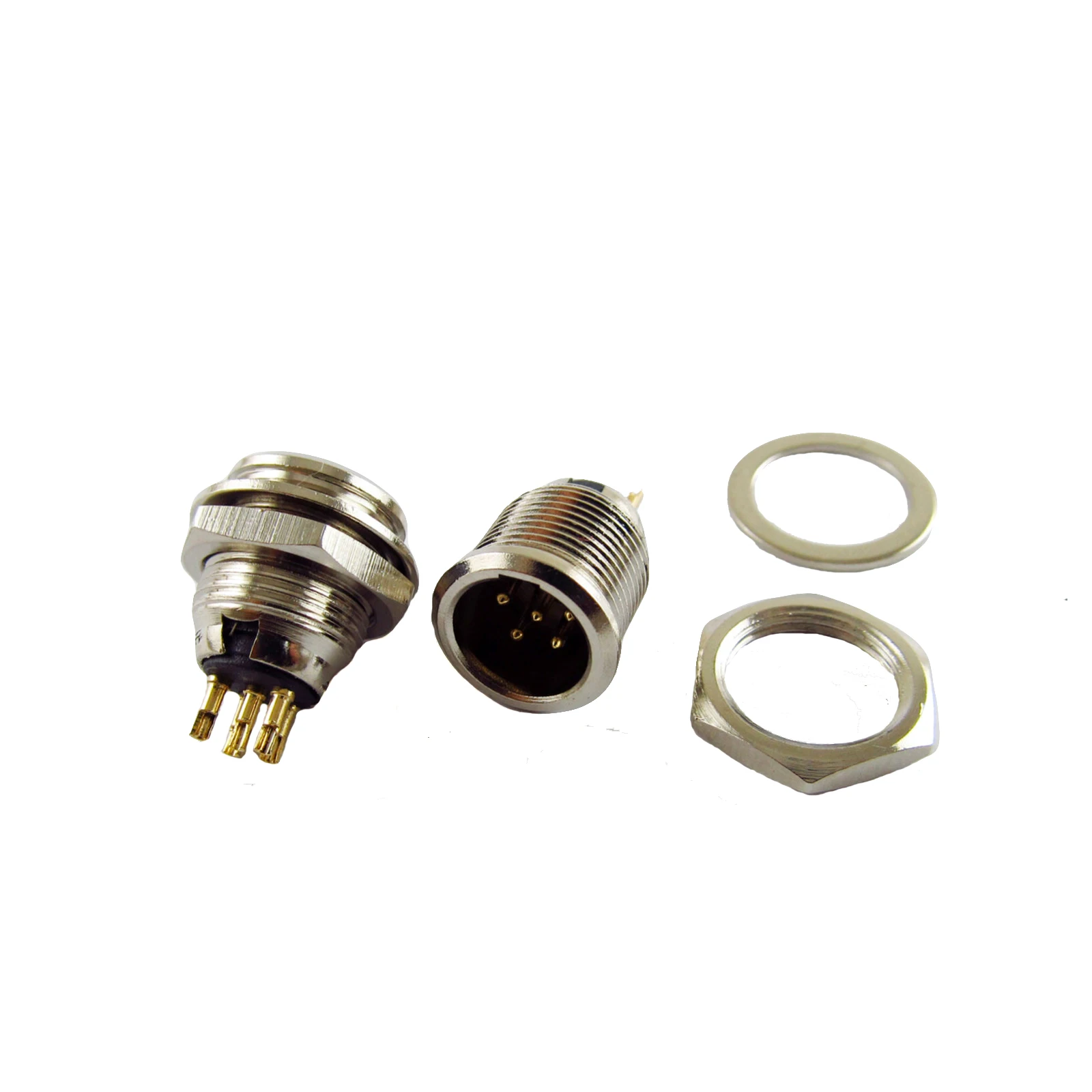 1 шт. мини XLR 5-контактный штекер аудио микрофон разъем для крепления на шасси TB5M соответствует TA5F Q-G серебристый