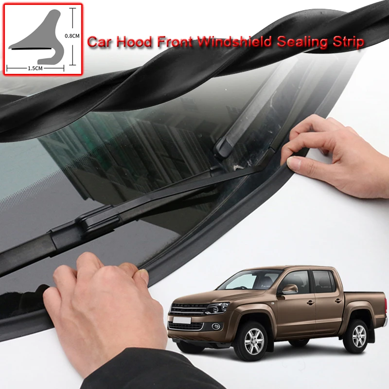 

For Volkswagen Amarok 2014-2020 Car Seal Strip Windshied Spoiler Filler Protect Edge Weatherstrip Strips Sticker Car Accessories