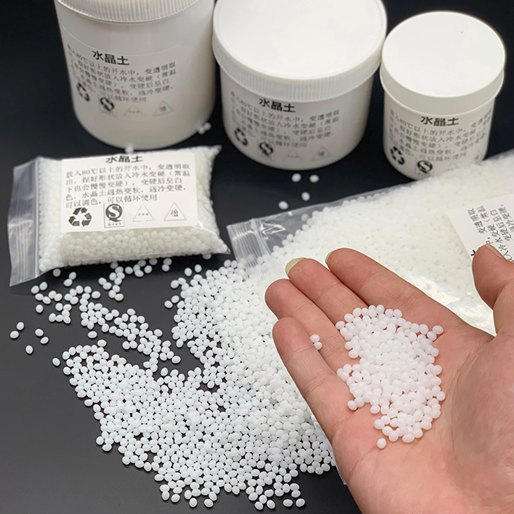 50g-200g Polymorph InstaMorph Thermoplastic Friendly Plastic For Handmade DIY Ceramics Tools Polycaprolactone Polymorph Pellet