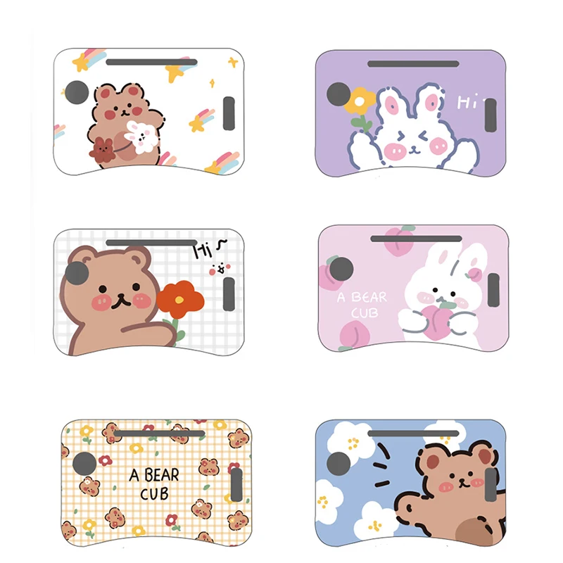 Small Table on The Bed Folding Computer Small Table In The Dormitory Girl Study Bed Desk Home Office Folding Computer Desk