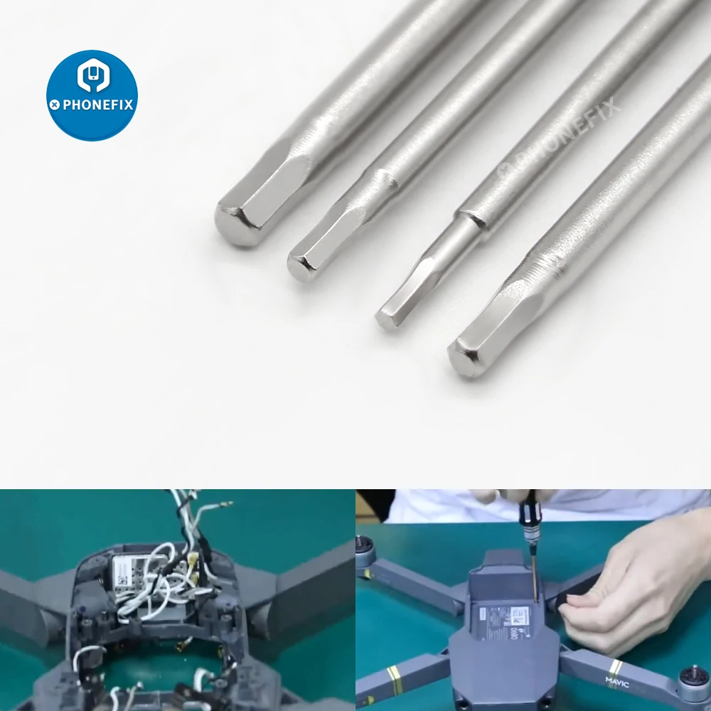 Kit de ferramentas 4 em 1 para helicóptero, conjunto de chave de fenda hexagonal de cabeça sextavada magnética 1.5mm 2.0mm 2.5mm 3.0mm, carro de corrida
