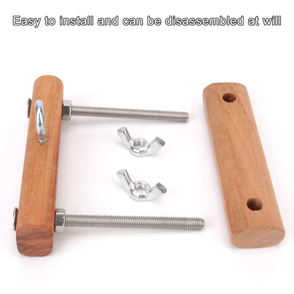 Male Penis Training Wooden Stretcher Metal Ball Scrotum Pendant Ball Penis Rings Clamp Testicle Crusher Male Sex Toys