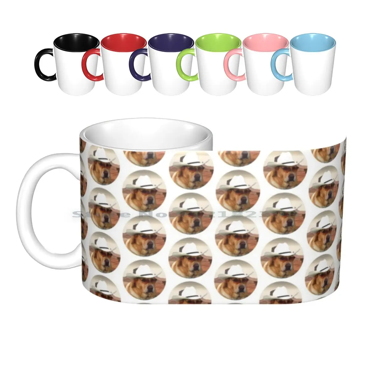 Doggo Stickers : Cowboy Ceramic Mugs Coffee Cups Milk Tea Mug Dogs Doggo Corgi Lobster Corgi Corgi Dog Dog Lover Puppy Meme