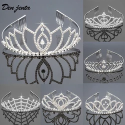 Bridal Princess Crowns Wedding Hair Accessories Crystal Rhinestone Tiaras and Crowns Bride Hair Accessories Hair Jewelry