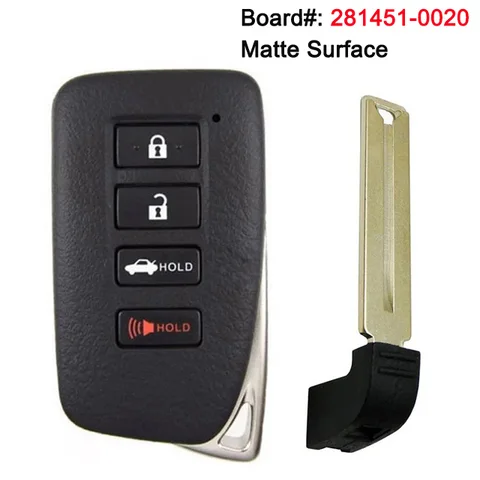 KEYECU 281451-0020 281451-2020 Умный автомобильный ключ-пульт для Lexus ES300h ES350 GS350 GS450h IS200t IS250 IS300 IS350, FCC: HYQ14FBA