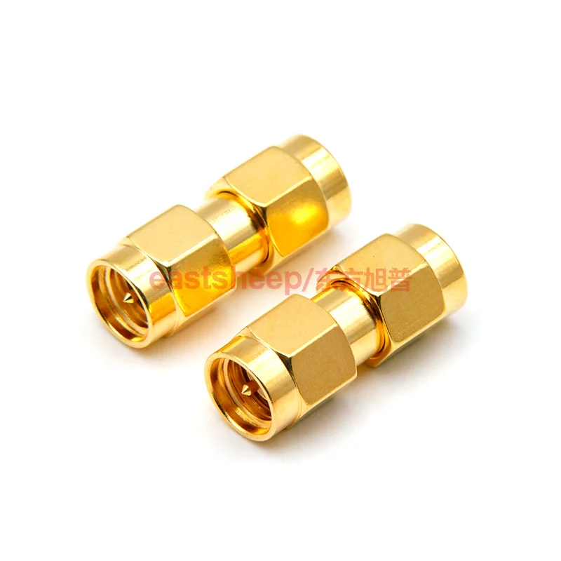Eastsheep SMA-JJ Adaptadores Macho para Macho Plugue Adaptador Coaxial RF Conector plugue para conectar conectores sma