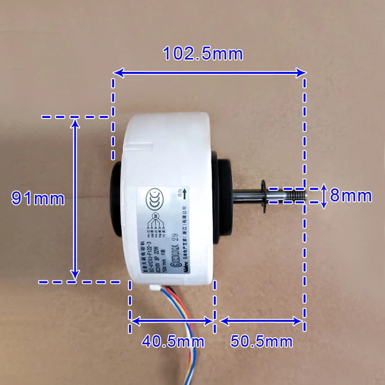 220V Silent DC Motor Own Drive High Power Brushless Motor of Air Conditioning Fan Motor Brushless Generator + Crank + LED Towns