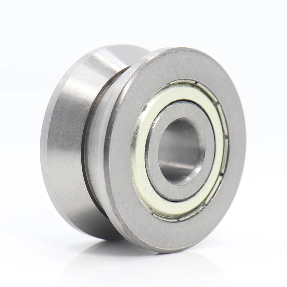 

LV201 ZZ bearing wheel 1PC 12*41*20mm LV series V groove pulley Traces walking guide rail bearings roller LV201ZZ