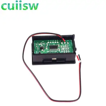 數位電壓表,直流4.5V至30V,紅/藍/綠三色可選,適用於6V/12V電動車、摩托車和汽車。 12 最佳銷售 12V顯示屏 - №2