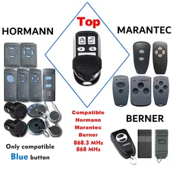 HORMANN BERNER MARANTEC-Télécommande de porte de garage 3 en 1, clone, balayage automatique, ouvre-porte 4CH pour HSE2 HSE4, numérique, 302, 313, 868 MHz