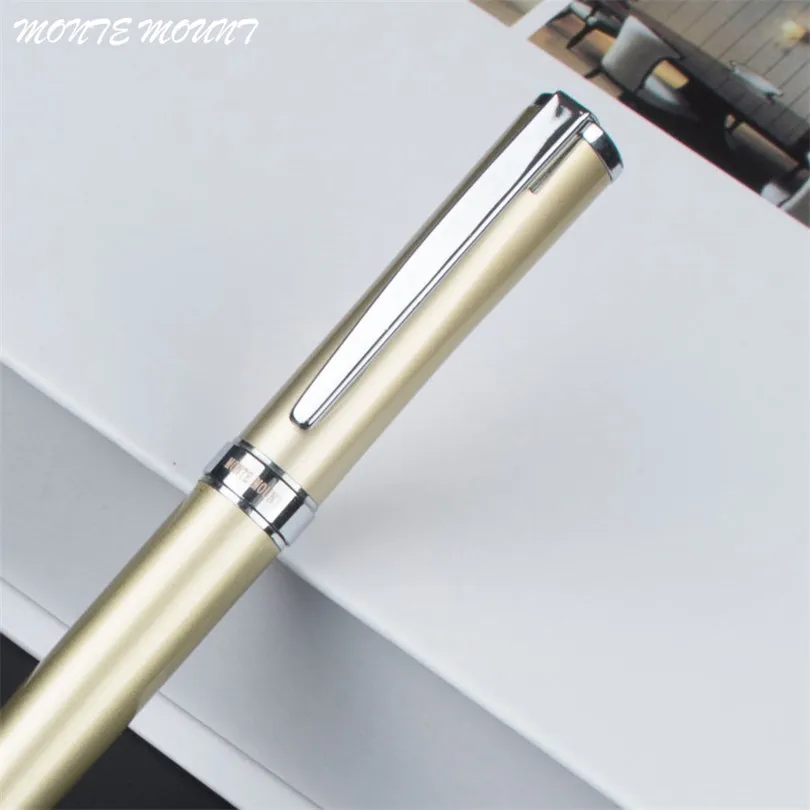 Deluxe Metal Business pen Office Writing Cute pens gift Stationery novelty ballpoint pens Nib