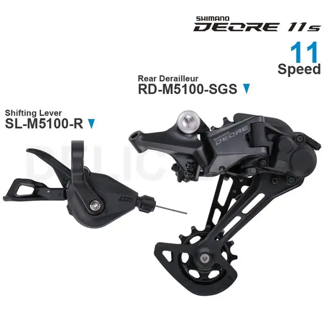 SHIMANO DEORE M5100 11-biegowa przerzutka SL-M5100 SL-M5100-R Przerzutka tylna RD-M5100 1x11-biegowa Oryginalne części do MTB