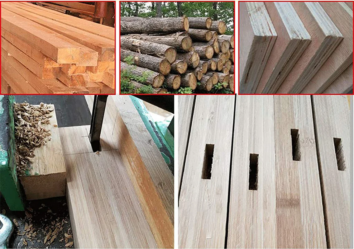 Bor Sekrup Kotak HSS, Pahat Tenon, Bor Putar Slot Kayu, Gergaji Panjang 6Mm-25Mm