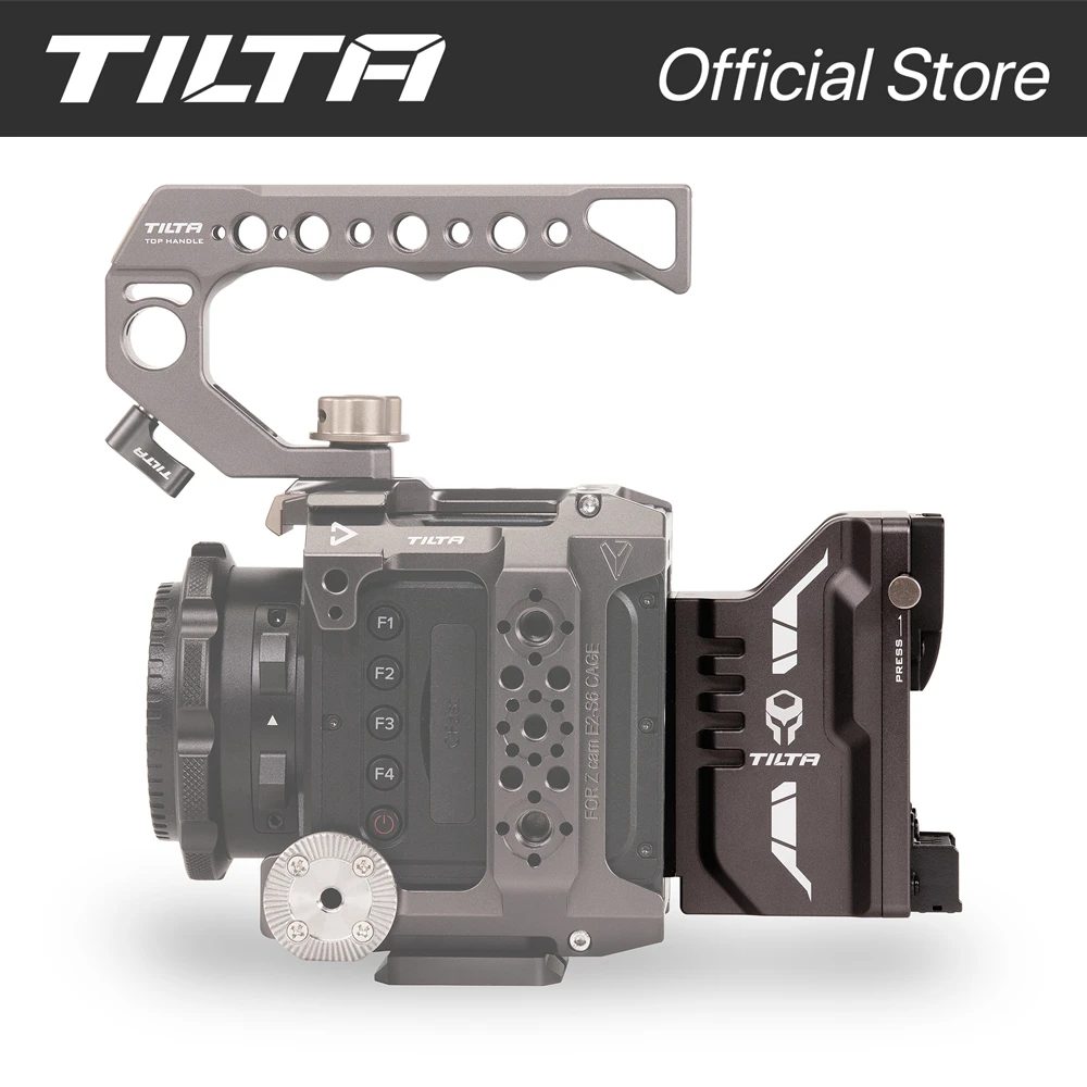 Tilta V Mount Battery Plate for Z CAM cameras for Sony L Series to V-Mount Adapter Battery Plate Type I Tiltaing Gray TA-ABP-G