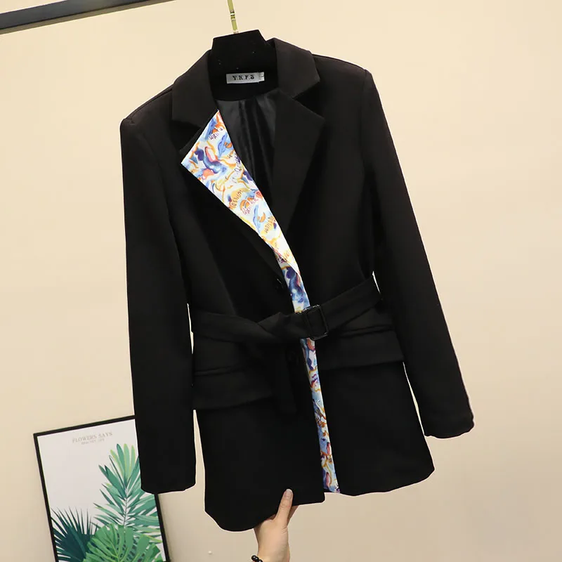 2024 New Spring Casual Blazer da donna con bottoni giacca autunno Blazer Slim nero cappotto femminile capispalla manica lunga da donna