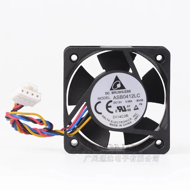 

DELTA Electronics ASB0412LC BV38 Server Cooling Fan DC 12V 0.06A 40x40x15mm 4-wire