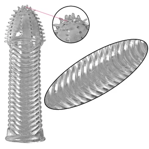 قابلة لإعادة الاستخدام الديك الدائري الأكمام للرجال ، موسع القضيب ، الواقي الذكري ، ألعاب الجنس ، المنتجات الجنسية ، الأحدث أفضل 8 مبيعات للواقي الذكري القابل لإعادة الاستخدام - رقم 4