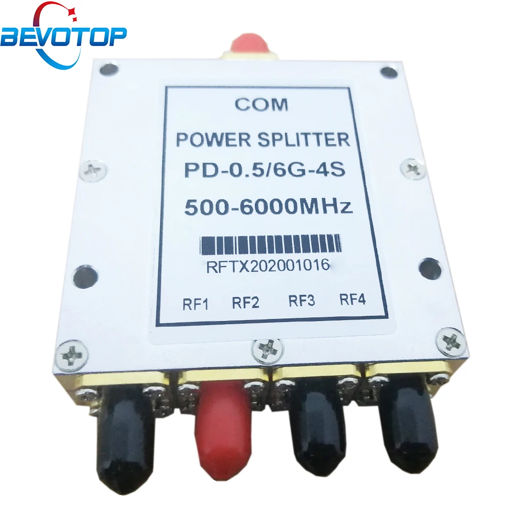 SMA Microstrip Power Splitter One Point Four 0.5GHZ-6GHz SMA RF Combiner WIFI 10W RF Power Splitter