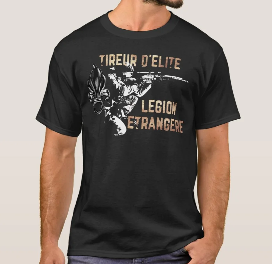 

French Foreign Legion Sniper - Support Former Legionnaire T-Shirt. Summer Cotton Short Sleeve O-Neck Mens T Shirt New S-3XL