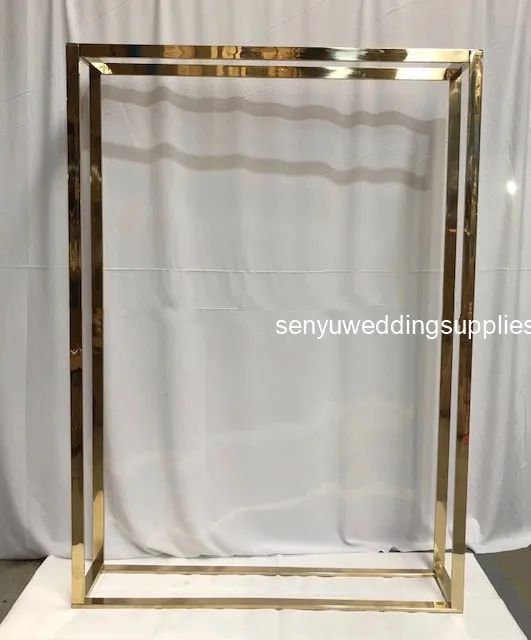 

3pcs)New Wedding Flower Arches Gold Metal Arch For Table Centerpieces Decoration senyu2157