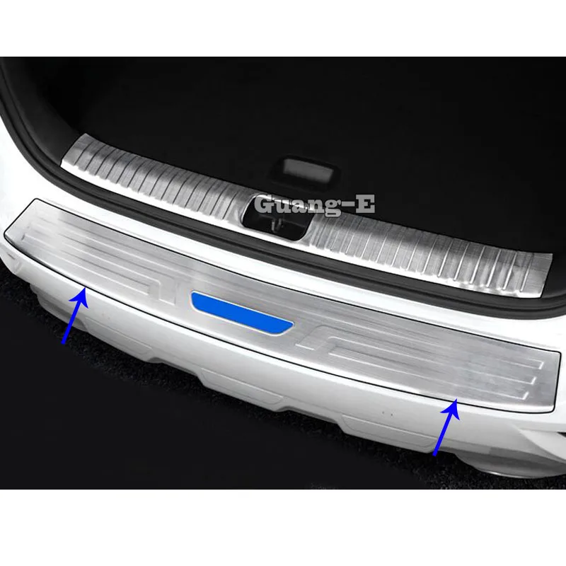 

For Kia Sportage KX5 2019 2020 Car Sticker Styling External Rear Bumper Protection Trunk Trim Stainless Steel Plate Pedal