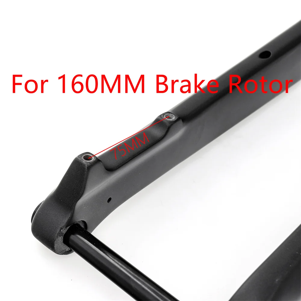 Boost MTB Carbon Fork 29er 110*15mm Downhill Fork Mountain Bike Carbon Rigid Fork 1-1/8