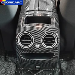 Car Center Console Armrest Box Panel Decoration For Mercedes Benz C Class W205 GLC X253 Rear Air Condition Outlet Accessories