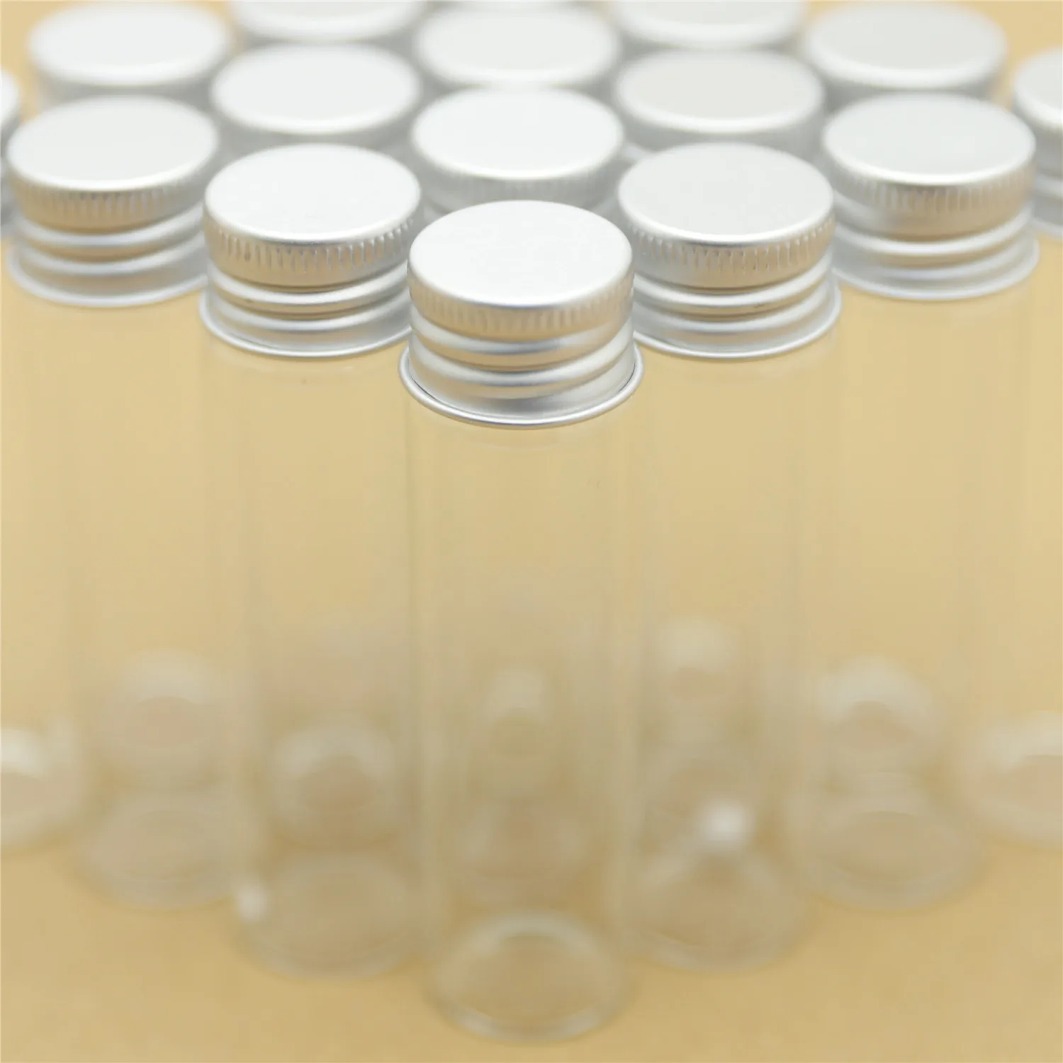 

50pcs/lot 22*80mm 20ml Tiny Glass Jars storage bottles & jar Glass Bottle Vial Small Jars Mini Containers DECORATIVE Bottles