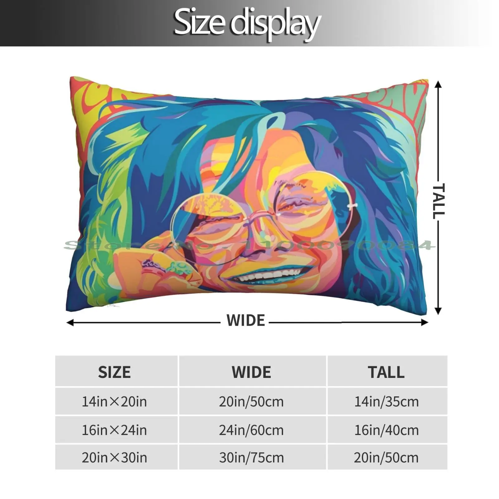 Beauty Smile Pillow Case 20x30 50*75 Sofa Bedroom Music Soloist Song Janis Joplin Signature Janis Joplin 4 Janis Joplin Janis