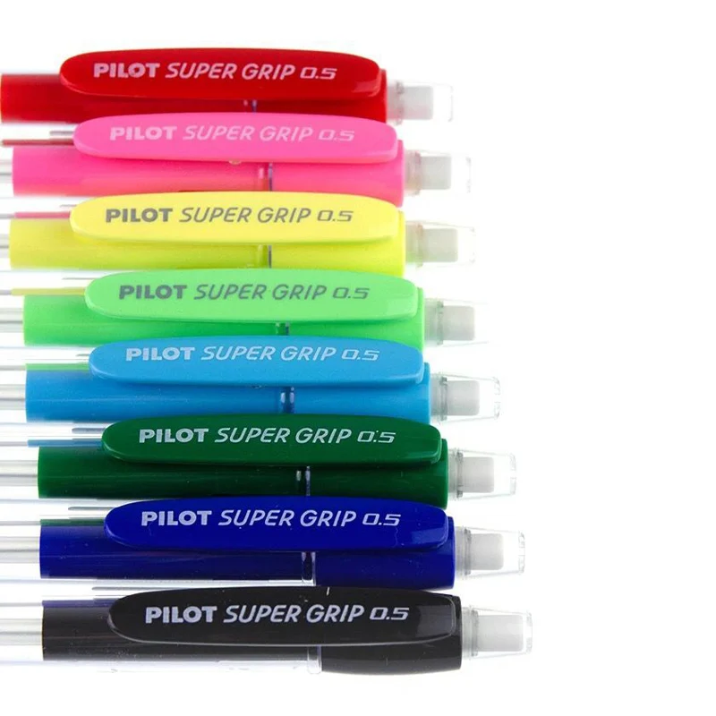 1 Pcs Pilot Pensil Warna Bar H-185-SL 0.5 Mm Fleksibel Pensil Retractable NIB untuk Sekolah Office Supplies