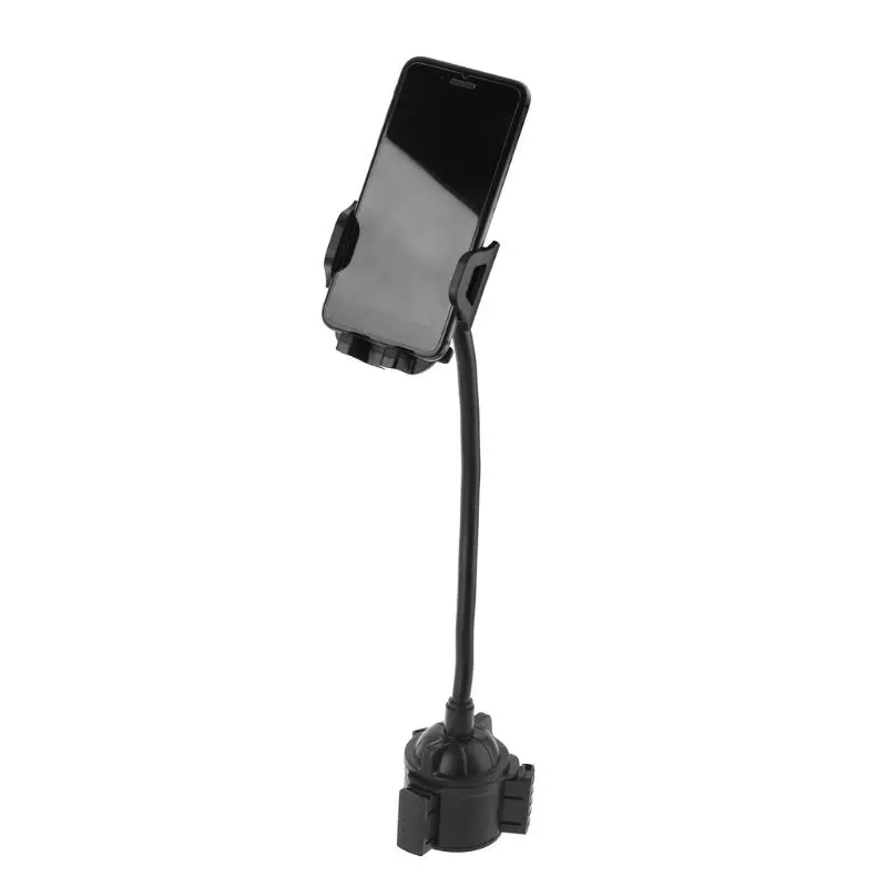 Universal Car Cup Mount Mobile Phone Holder Stand Adjustable Gooseneck Cradle for iPhone 5/6/7/8 Pus XR XS 3.5-7\