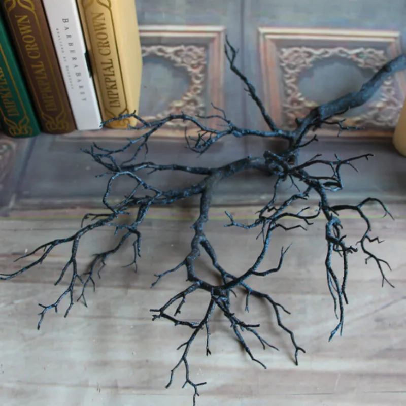 1PCS Artificial Black White Tree Branches Plastic Coral Artificial Flowers for Home Wedding Decorative Dried Tree Branches H90CM