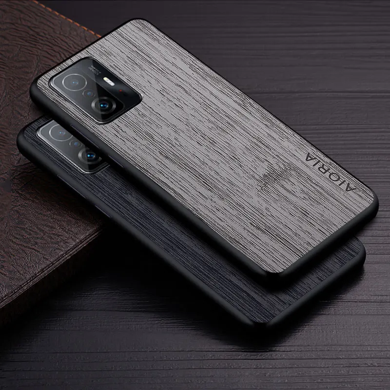 Case for Xiaomi Mi 11T Pro 5G funda bamboo wood pattern Leather phone cover Luxury coque for xiaomi mi 11t pro case capa