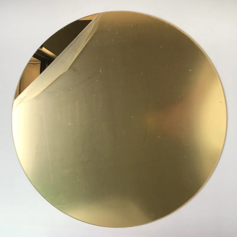 10pcs/Lot Acrylic Mirrors Gold Home Decor Custom Arbitrary Shape PMMA Pier Glass Plastic Decoration And We Can Proofing