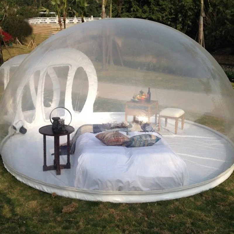 3M Outdoor Huge Inflatable Toys Bubble Tent Large DIY House Home Backyard Camping Cabin Lodge Air Bubble Transparent Tent