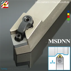 EDGEV 45 Degree 16mm 20mm 25mm 32mm MSDNN 1616H12 2020K12 2525M12 3232P12 CNC External Turning Tools Holder For SNMG120404