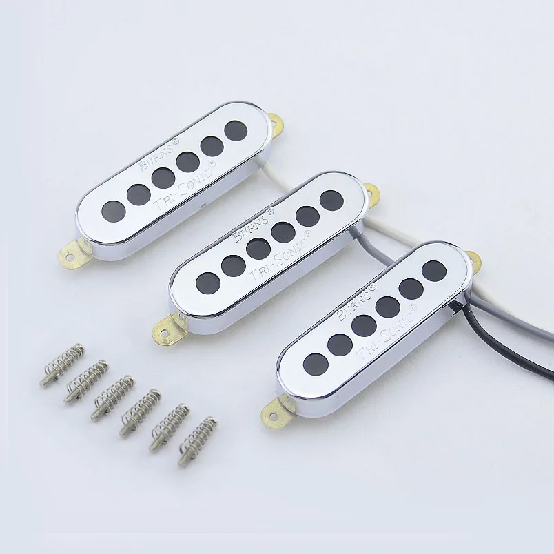 【Made in Korea】1 Set  Original Genuine Tri-sonic  Single  Alnico Pickups For Electric Guitar