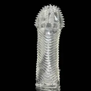 قابلة لإعادة الاستخدام الديك الدائري الأكمام للرجال ، موسع القضيب ، الواقي الذكري ، ألعاب الجنس ، المنتجات الجنسية ، الأحدث أفضل 8 مبيعات للواقي الذكري القابل لإعادة الاستخدام - رقم 4