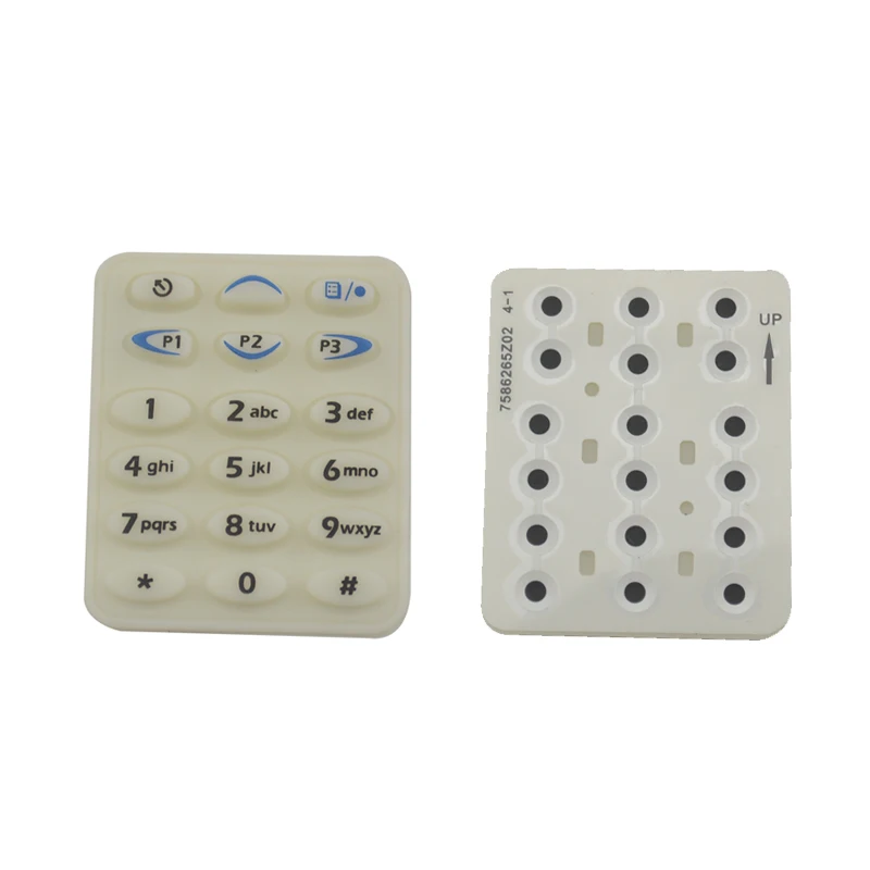 

5PCS lot Rubber Keypad for Motorola GP338 GP380 PTX760 Portable two-way radio