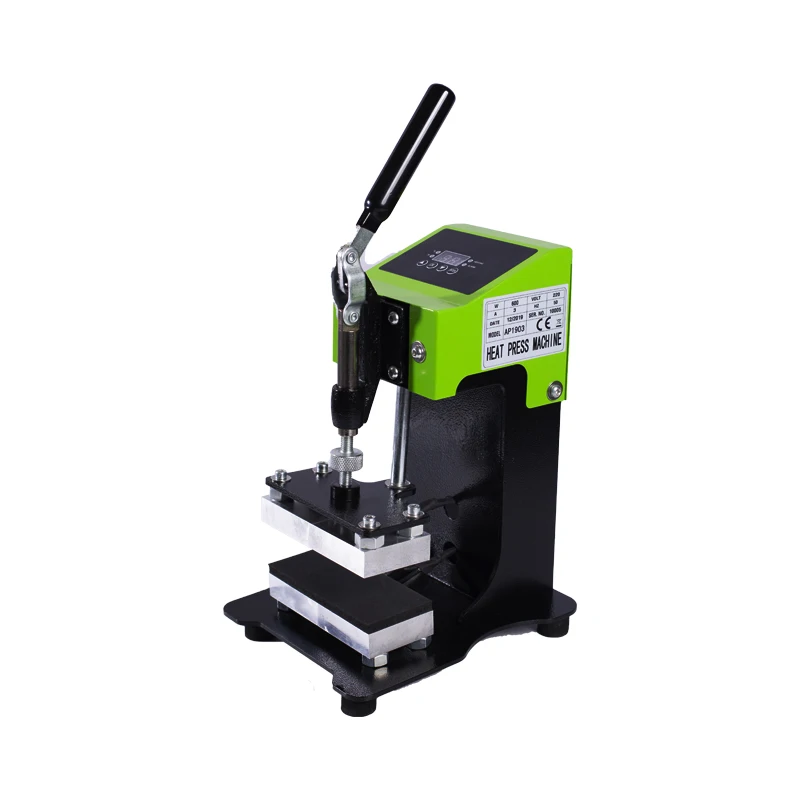 Manual Mini Rosin Press Machine 2.3*4.7inch Heating Pressing Plates Herb Wax Concentrate Oil Extracting Tool AP1903 Green Color