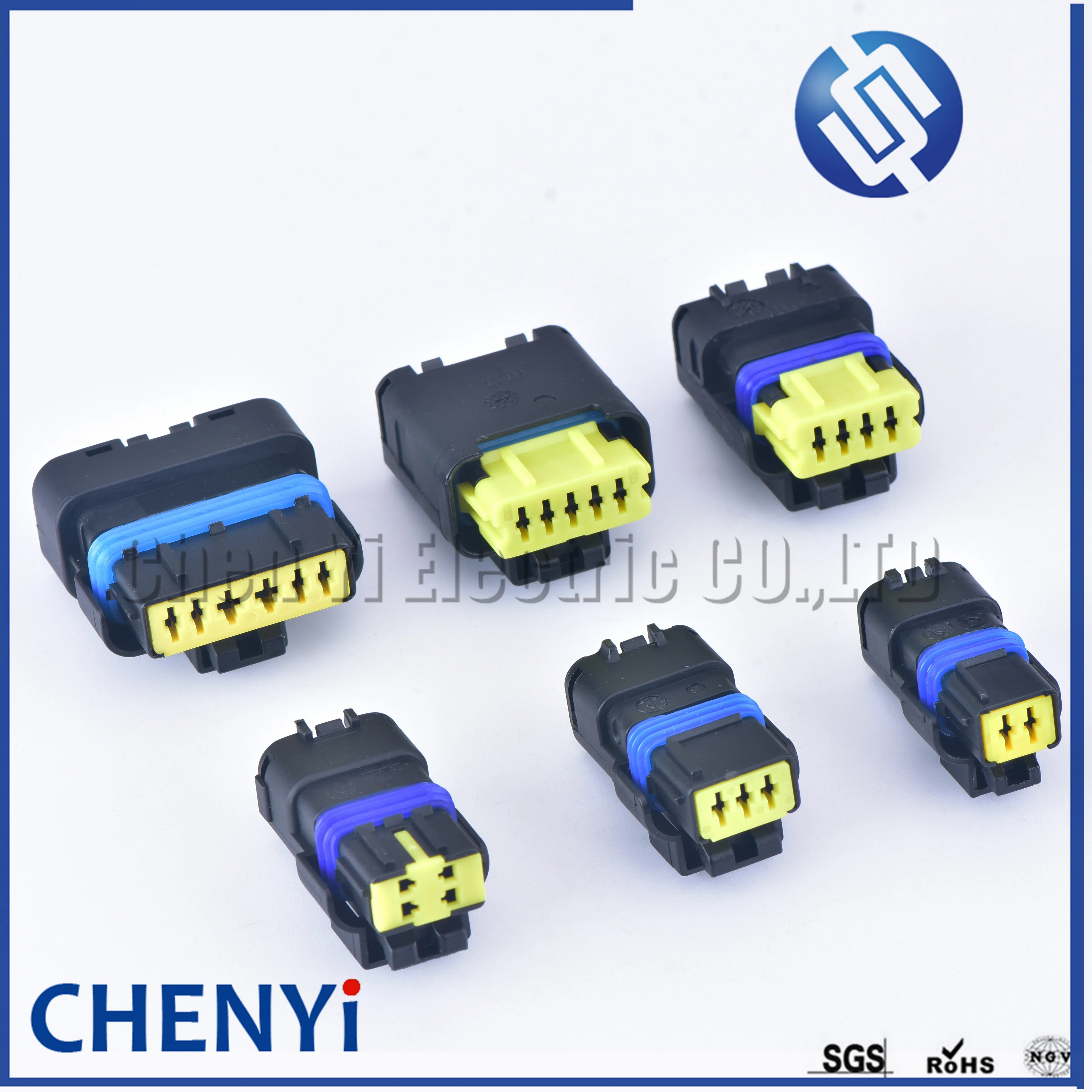 2 sets Kit 2 3 4 5 6 Pin FCI female automotive waterproof wire harness connector Electrical Plug for Peugeot Renault Citroen