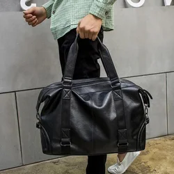 GUMST-Bolsos de cuero para hombre, bolso de negocios con asa grande, a la moda, de hombro, informal, grande