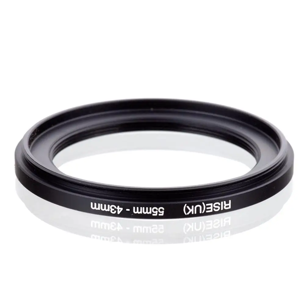 Rise (英国) 55 ミリメートル-43 ミリメートル 55-43 ミリメートル 55 43 にフィルターリングアダプタをステップダウン