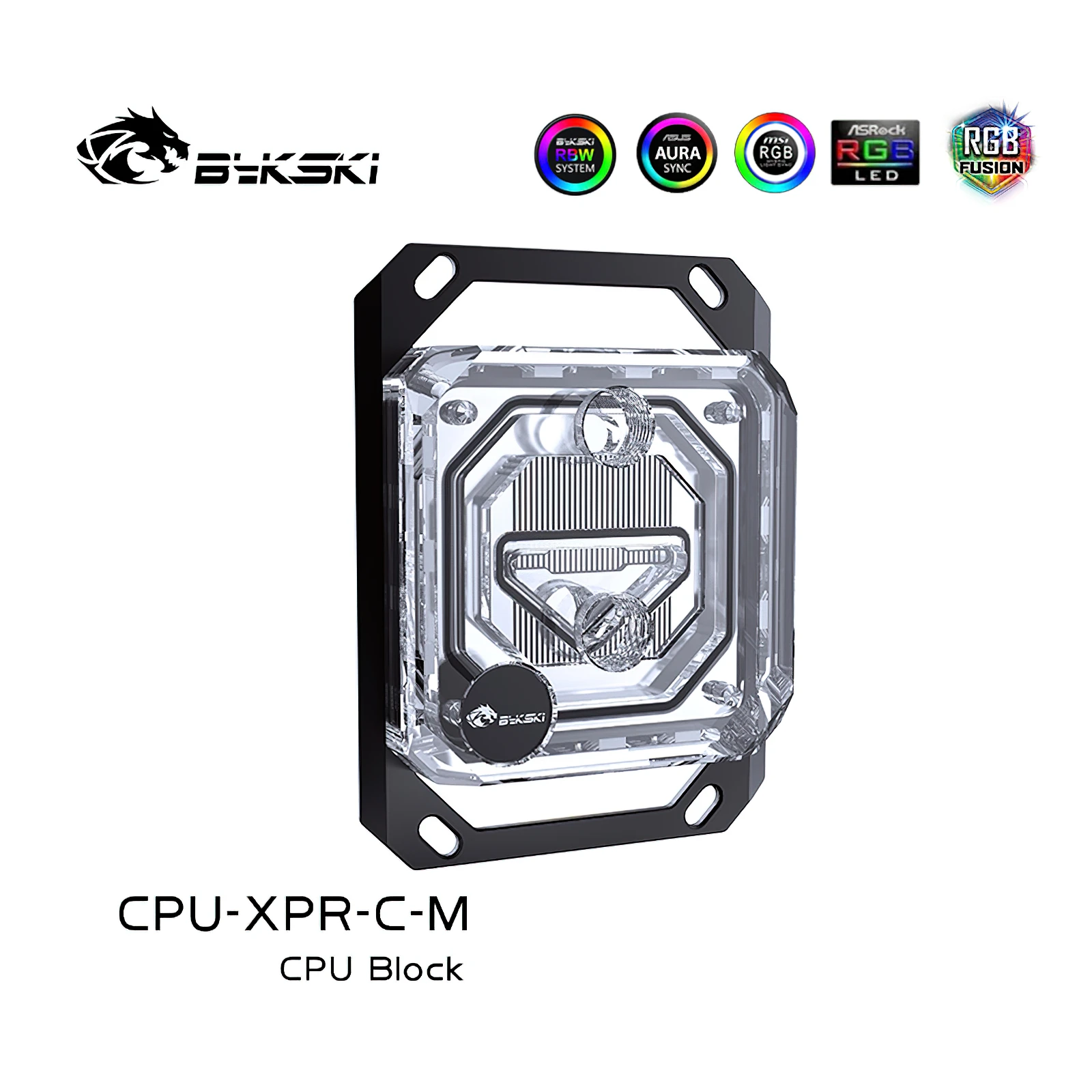 Bykski CPU Flüssigkeit Kühlung Block Kühler RGB für Ryzen 7/5/3/AM4/AM3 +/AM3/AM2 +/AM2/FM2 +/FM2/FM1 CPU-XPR-C-M