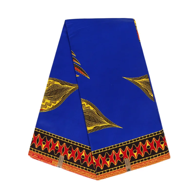 

Latest Fashion Design 100% Cotton Royal Blue African Print Fabric pagnes africain